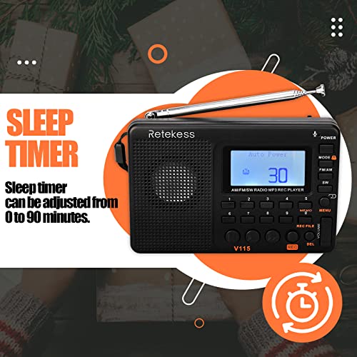 Retekess 4331019190 V115 Digital Radio Am Fm thumb #6