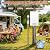 Propane Water Heater 4.2 GPM 16L Outdoor Portable Tankless Water Heater 81891 BTU/Hour with Digital Display Battery Ignition 5 Mode Shower Head Instant On Demand Hot Water for RV Camping Cabin