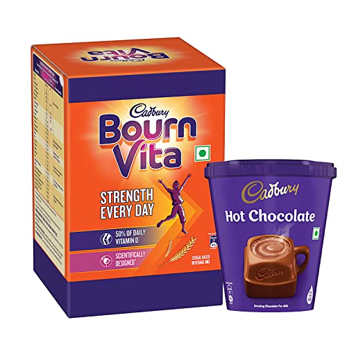 BOURNVITA Cadbury Chocolate Health Drink Bournvita, 2 Kg & Cadbury