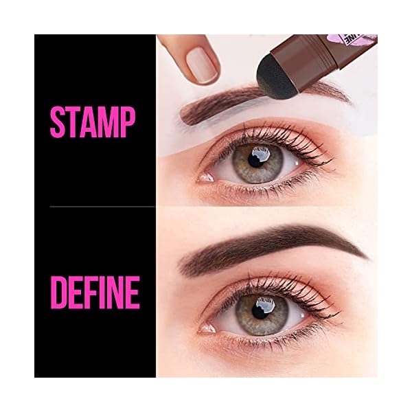 iMethod-Eyebrow-Stamp-and-Eyebrow-Stencil-Kit-1-Step-Eyebrow-Stamp-and-Shaping-Kit-for-Perfect-Brow-24-Eyebrow-Stamp-Stencils-Kit-Long-lasting-Waterproof-Dark-Brown iMethod Eyebrow Stamp and Eyebrow Stencil Kit - Eyebrow Stamp and Shaping Kit for Perfect Brow, Eye Brow Shaping Kit, Long-lasting, Dark Brown