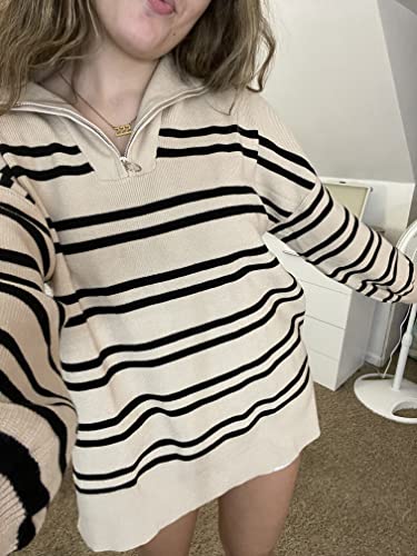 Image of Sweater for Women Winter Turtleneck Long Sleeve Pullover Tops Casual Oversized Knitted Sweaters
