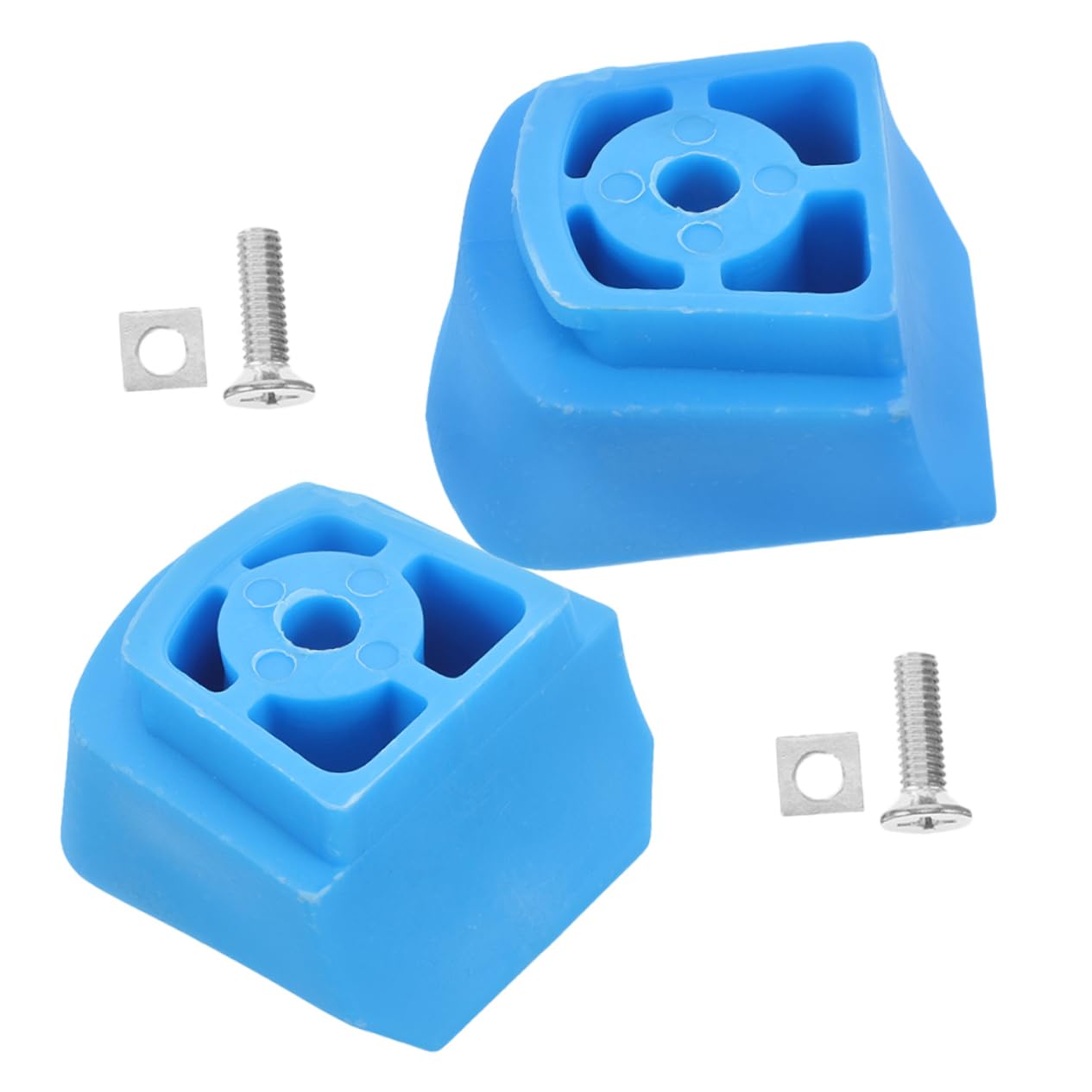 Totority 2Pcs Inline Skate Brake Block Replacement Non Slip Roller Skate Stoppers Durable Toe Stops for Roller Skates Accessories