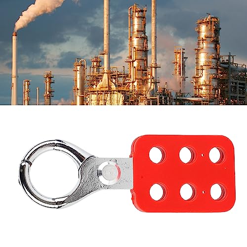 Image of Lockout Tagout Hasp 6 Hole Fireproof Aluminum Padlock Hasp Safety Lock for Industrial