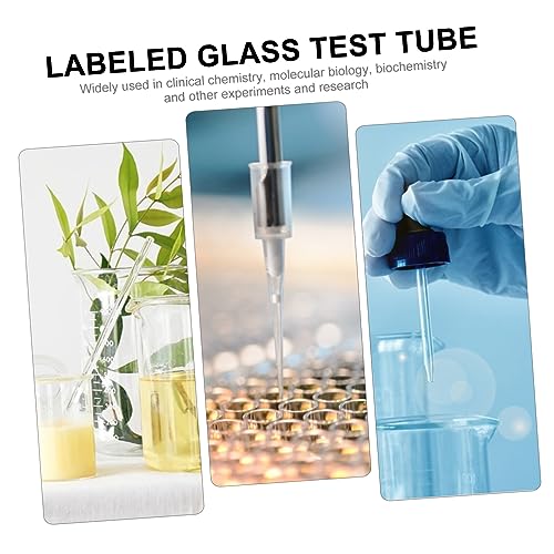 Tubos de centrífuga de vidrio para experimentos científicos PRETYZOOM 7