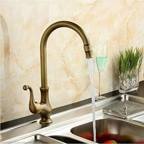 Robinet mitigeur en laiton antique style rétro chic pour vasque de bain