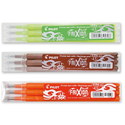 Pilot, refill per penne Frixion Ball, set da 3