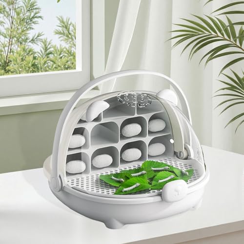 Boîte d'élevage pour vers à soie nomade | Idéal pour observer la nature à la maison - 5
