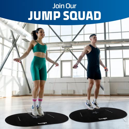 Yes4All 54"X36"X7" Large Pvc Jump Rope Mat With Carrying Bag, High-Density Material Customized For Jump Roping, Non-Slip, Waterproof Indoor And Outdoor, Damage-Free Equipment And Floor #TOP5