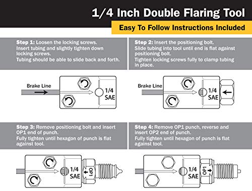 Titan 51515 1/4-Inch Double Flaring Tool
