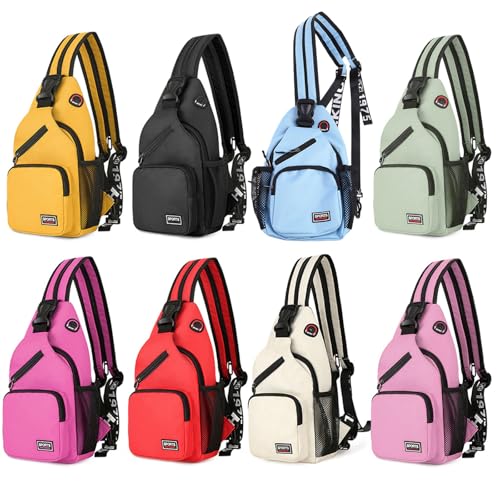 Women Men Small Sling Backpack Waterproof Crossbody Shoulder Chest Bag Daypack4