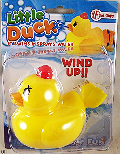 Preisvergleich Produktbild Schwimmende Ente mit Spritzfunktion - Schwimmente Badeente