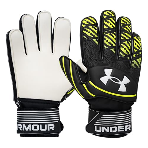 Under Armour UA Magnetico Pro Jr Goalkeeper Gloves Black/High Vis Yellow 4
