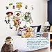 Autocollant mural Toy Story pour chambre d'enfant Motif dessin animé