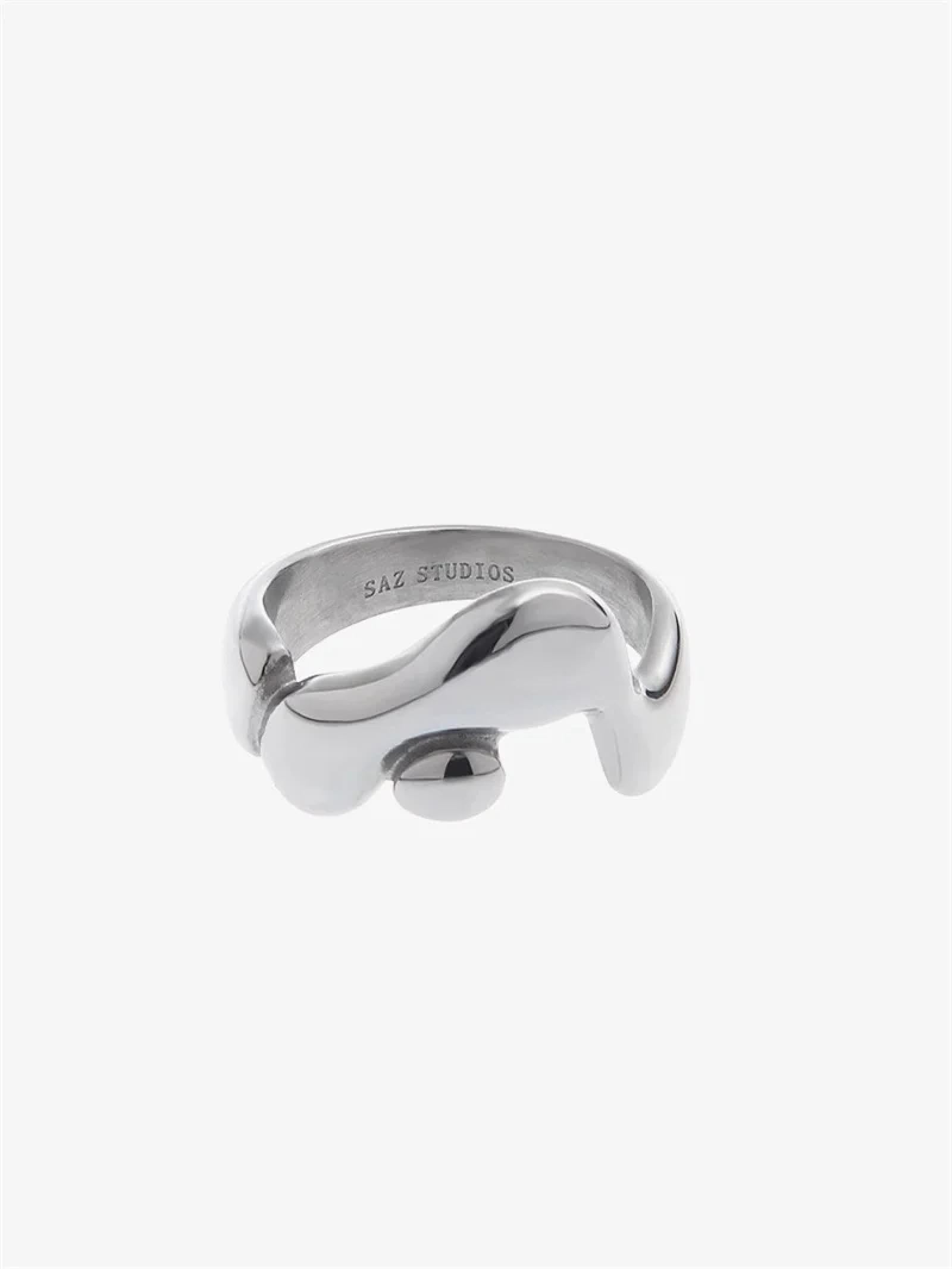 Ring Ringe Damen Bijouterie Herren Liquid Lava Ring Paar Unregelmäßige Ins Minimalist Hip-Hop Mode All-Match Set Schmuck Accessoires