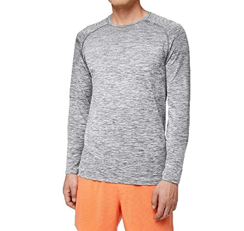 Lululemon Athletica Lululemon Mens Metal Vent Tech Long Sleeve Shirt(Slate, XL)