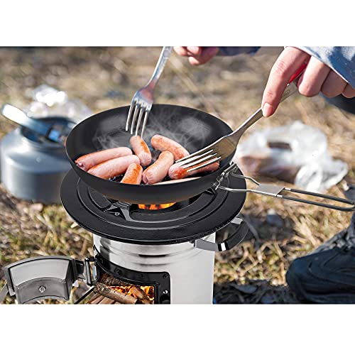 Onlyfire Rocket Stove Outdoor Portable Wood Burning Camp Stove, Stainless Steel Camping Stove For Outside Cooking Survival Campfire Patio Backyard Gathering #TOP4