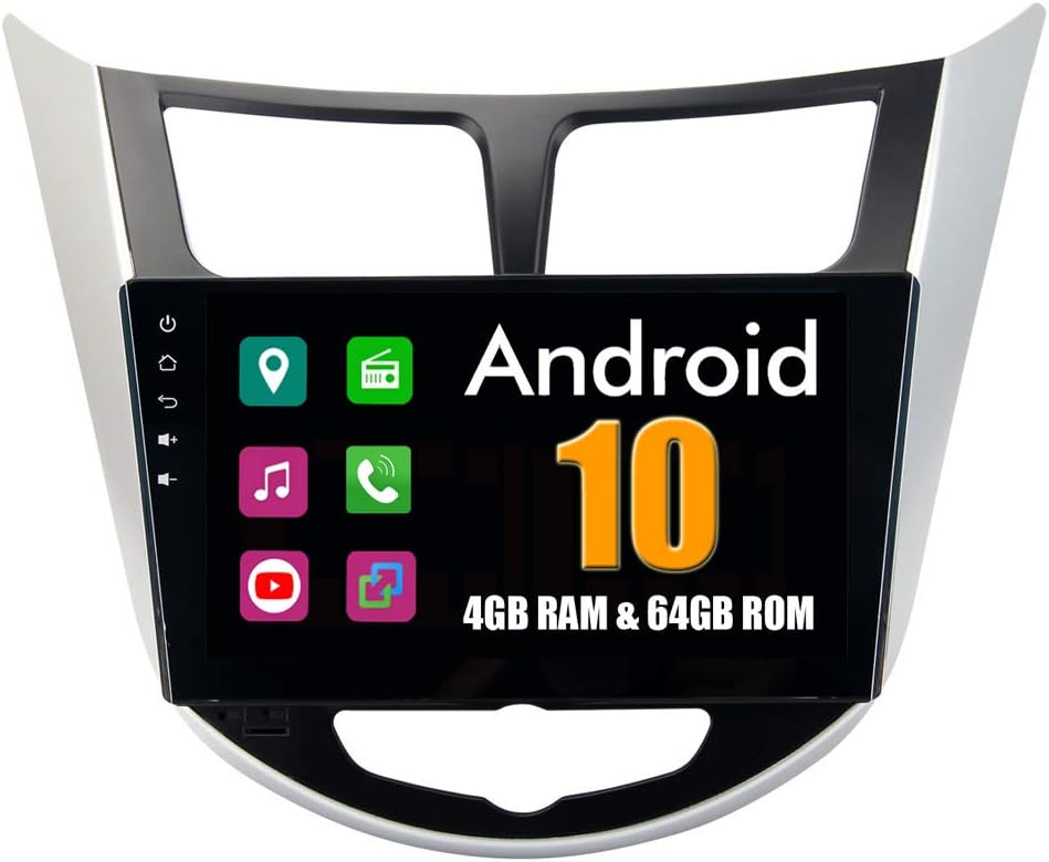 RoverOne 9 Inch Android System Car Stereo System for Hyundai Solaris Verna Accent I25 with GPS Navigation Radio Bluetooth Mirror Link