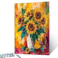 Tucocoo Kit Pittura A Olio Con Numeri Per Adulti - Tela 40x50 Cm Con Colori Acrilici E Pennelli - Quadro Astratto Calcio