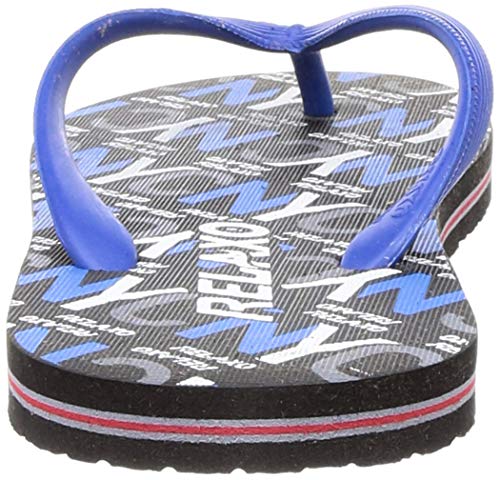 Image of Relaxo Plus Men's Blue Black Slippers-6 (RP0012G BLBK0006)