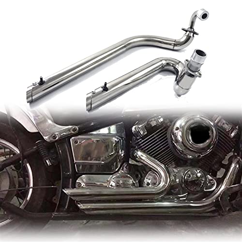 Tuyau d'échappement moto avec DB killer réglable compatible Yamaha V-Star 650