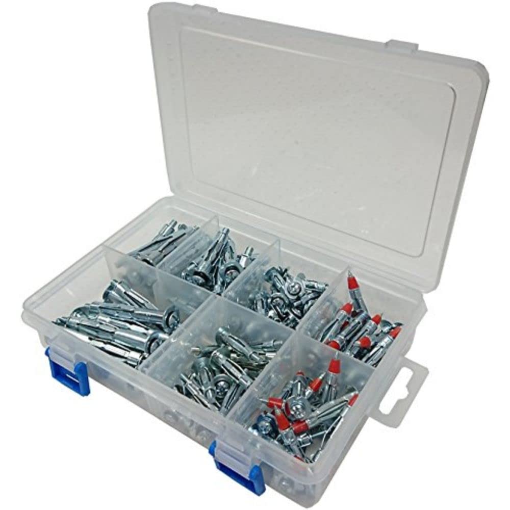 Tacos Poly Toggle Merriway bh06587 tornillos de cabeza redonda galvanizados para placas de yeso laminado