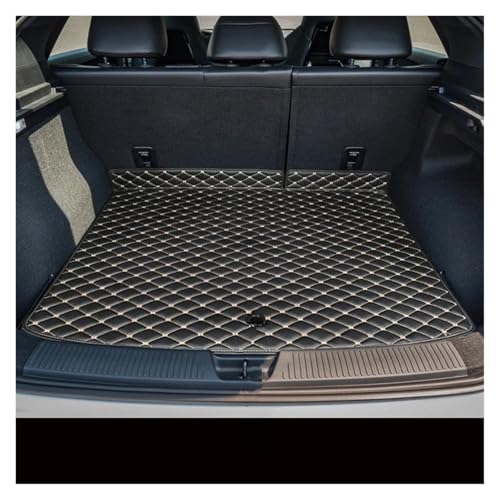 Alfombrilla para maletero de coche para MG 4 Electric 2022 2023 2024 2025, 1 unidad, impermeable, antisuciedad, almohadilla de cuero personalizada, accesorios de coche (negro beige)