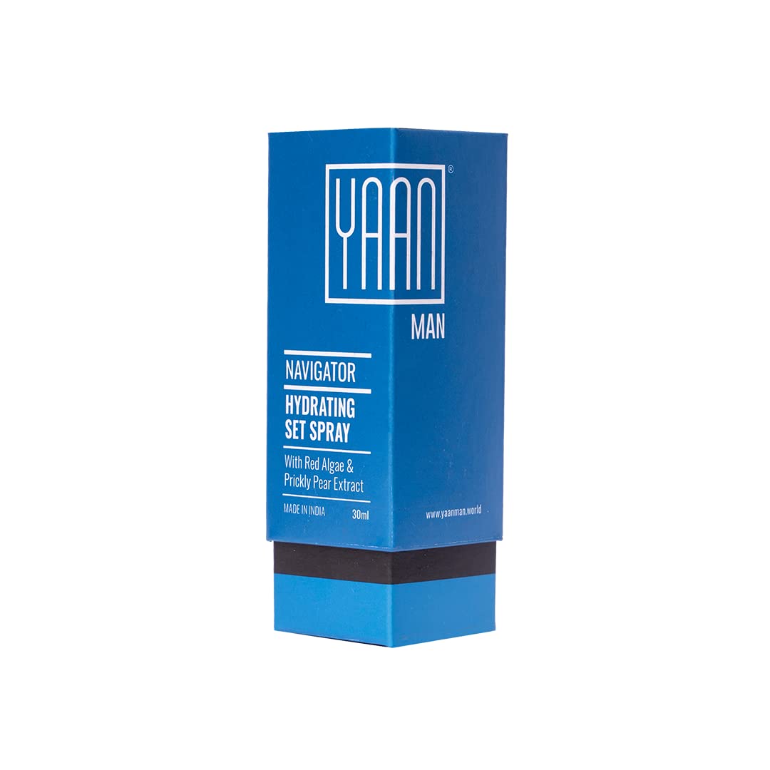 YAAN MANHydrating Set Spray with Red Algae and Prickly Pear Extract Gives Clear and firm Complexion Long Lasting Make-up Fixer | Natural Finish | Alcohol Free | 1 Oz