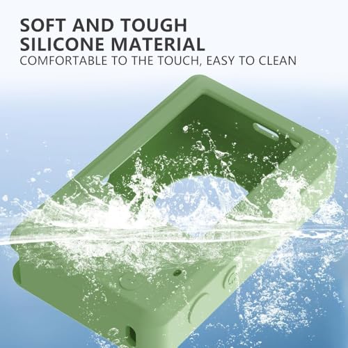 Image of Case for Kodak PIXPRO FZ55,FZ55 accessories,Soft Silicone Protective Case,Comes with 2 Screen Protectors and 1 Wrist Strap - Matcha green