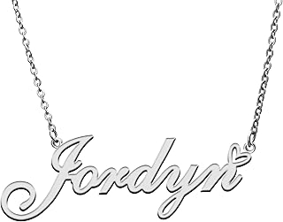 Custom Personalized Name Necklace Pendant Necklace with Heart Customized Necklace Best Gift for Women Christmas Valentine's Day Mother's Day Birthday AU