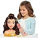 Disney Princess Belle Styling Head, Brown Hair, 10 Piece Pretend Play Set, Beauty and the Beast, Officially Licensed Kids Toys for Ages 3 Up by Just Play