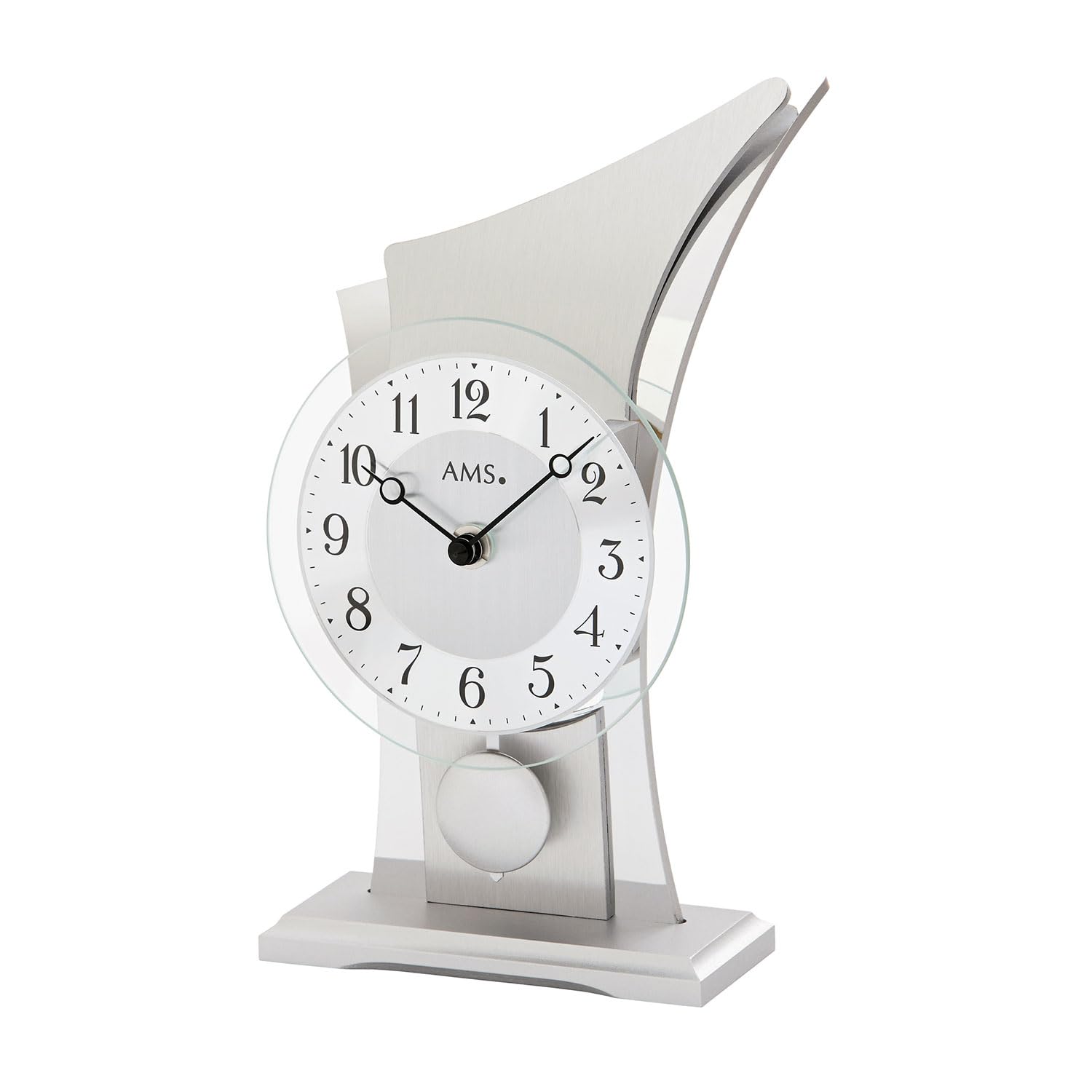 Horloge de table à pendule AMS T1138 : l'heure exacte sans bruit