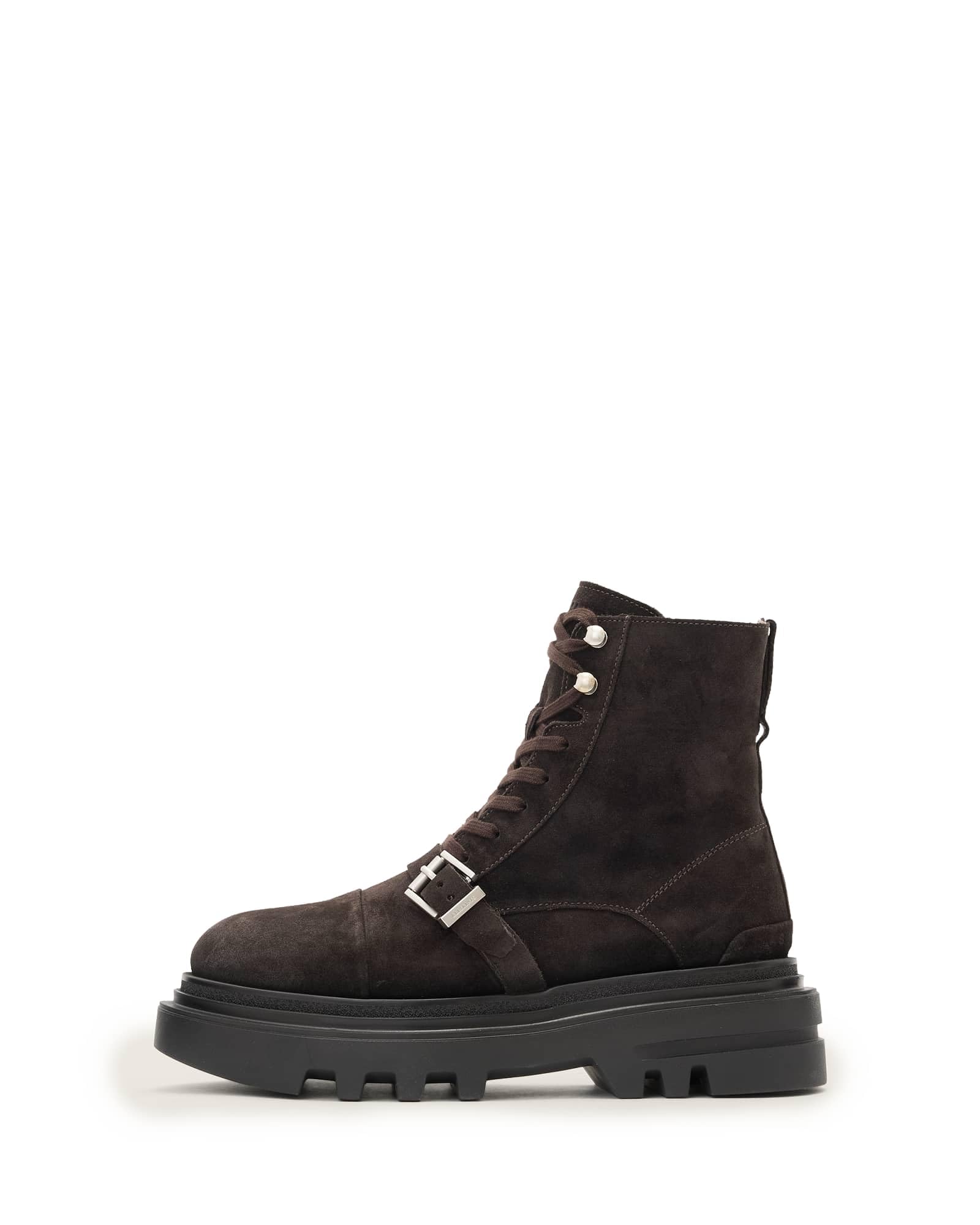 AllSaints womens Astrid Suede Boot