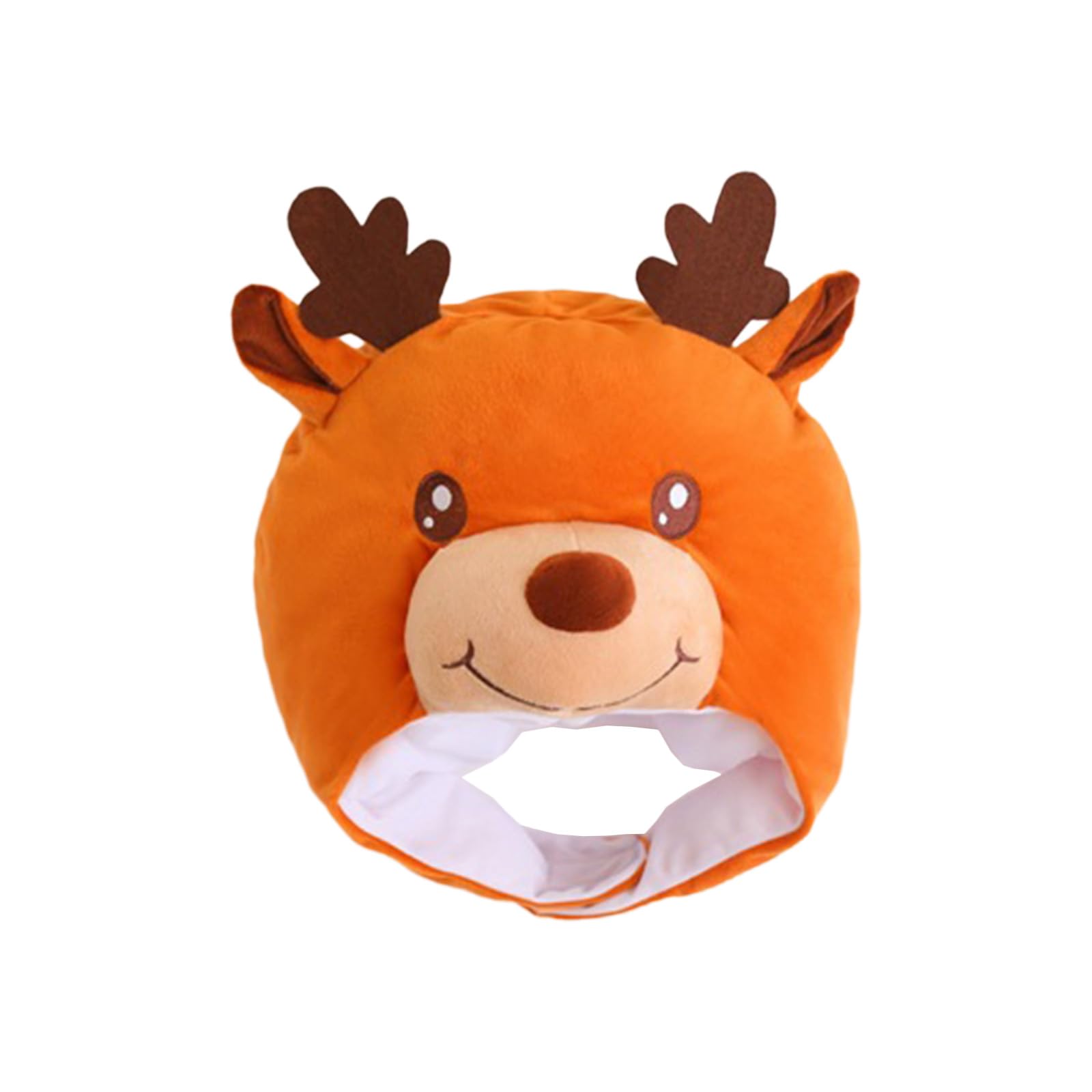 Buxuaaaa PP Cotton Christmas Elk Headgear Hat Fashionable Photography Props Cartoon Antlers Head Cover Party Props Christmas Reindeer Head Hat