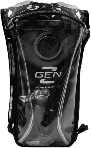 Miniatura 10 de GenZ - Paquete de hidratación transparente para exteriores  Paquete de hidratación Rave, bolsa de agua para festivales, Hydropack Rave, antirrobo