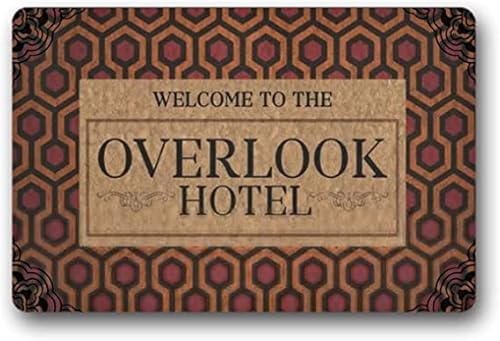 The Shining Overlook Hotel Bath Rugs Entrance Non Slip Front Door Mat Welcome Entrance Floor Mat for Floor, Toilet, Tub, Bathroom Kitchen Rugs 16