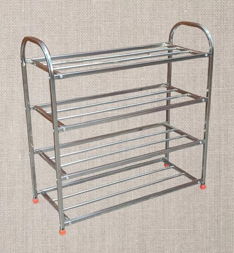 Image of Stainless Steel Shoe Rack Multilayer /Book Shelves /Multipurpose Rack (4L Sturdy 22x9.25)