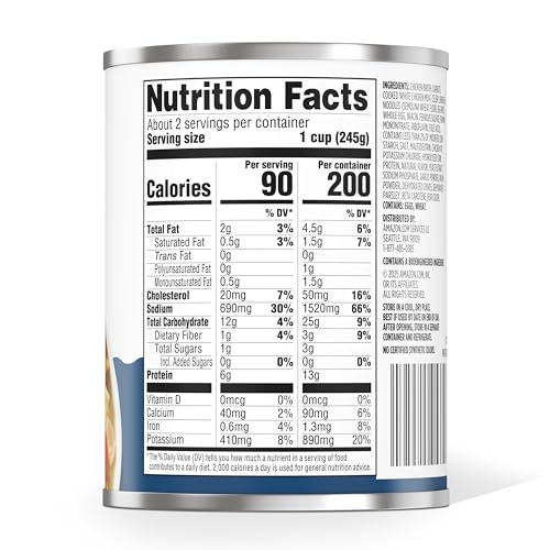 Image of Amazon Grocery, Traditional Chicken Noodle Soup, 19 Oz