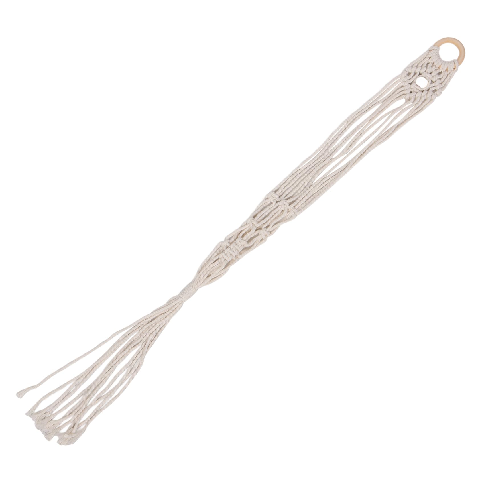 BESPORTBLE Guitar Hanger Handwoven Cotton Rope Wall Mount Holder for Ukulele Acoustic Guitar Easy to Install Decorative Wall Hanging for Living Patio and Garden