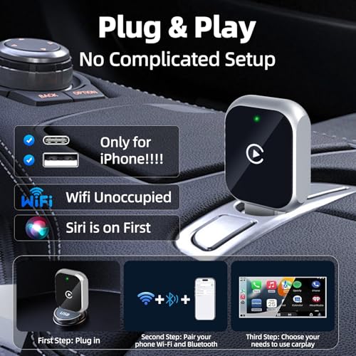 Mini Metal Wireless CarPlay Adapter