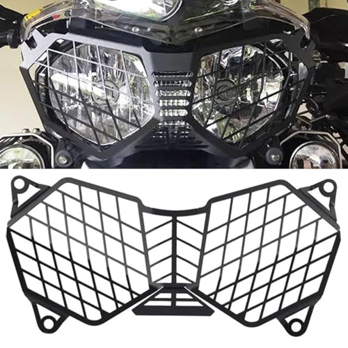 QJY-Motor Part-Store Tiger 800 1200 2010-2017 Motorrad Scheinwerfers Schutzabdeckung für T&riumph TIGER 800 XC/XCX/XR/XRX 2010-2017 Tiger Explorer 1200/XC 2012-2017 (Schwarz)