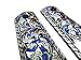Sri Lanna Mother of Pearl Inlay 1911 Grips Fit with Colt S&W Kimber Springfield Blue Flower