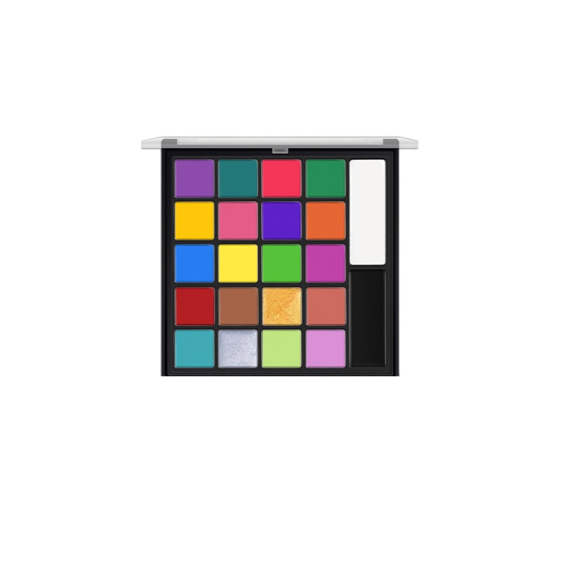 paleta de pintura corporal Juego de 22 colores pinturas al óleo for rostro y cuerpo(WITH BRUSH)