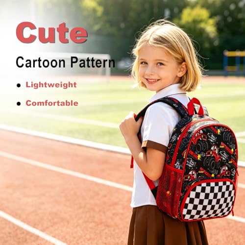 Image of Kids Boys Girls Backpack: Toddler Bag for Preschool Kindergarten Travel, Monster Truck School Bag for 4-6