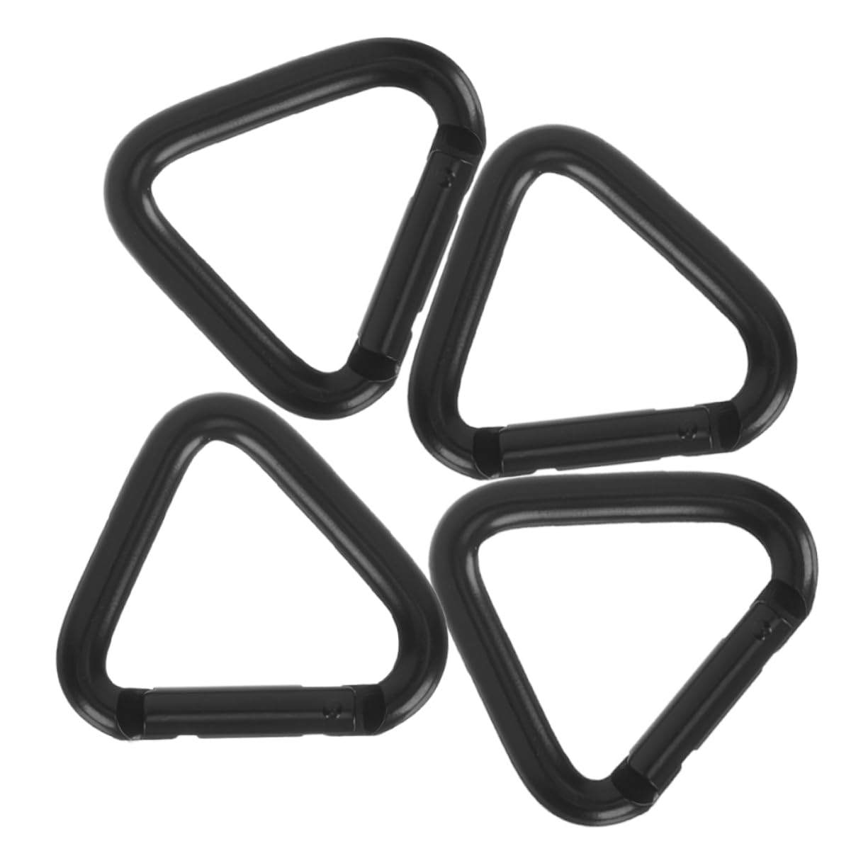BESTonZON Aluminium Clips De Carabiner Robustes pour Escalade Et Activités Extérieures Boucle Multifonctionnelle pour À Et Accessoires Noir