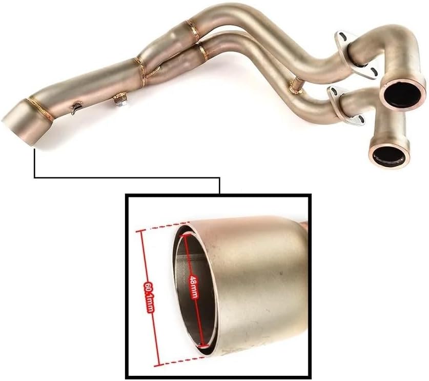 オートバイ排気パイプ オートバイの排気マフラーリンクパイプスリップ