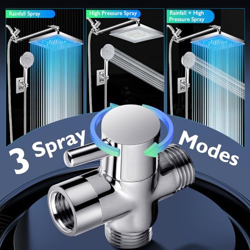 Combiné de douche double PinWin pour résoudre les problèmes de pression et de taille