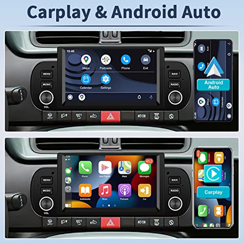 Hikity Android 11 Autoradio Carplay per Fiat Panda...