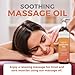 Viva Naturals Organic Massage Oil, Unscented, 8 fl oz (237 mL) – Non-Greasy, Certified Organic Massage Therapy Oils