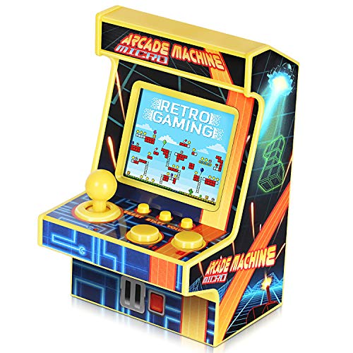 Super Mini (2.3Ã—3.7Ã—2.2in) Retro Arcade Game Arcade Game Machine GSGM-0422,Upgraded 1.8in Screen,152 Games, Best Electronic Gift for Kids