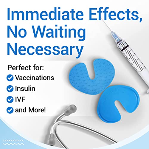 Image of IMPRESA Shot Pain Blocker Device - Immediate Injection Comfort & Injection Pain Reducer - Soothes Little Patients & Pediatric Shot Distraction - Washable Convenience & Needle Phobia Relief - 10 Count